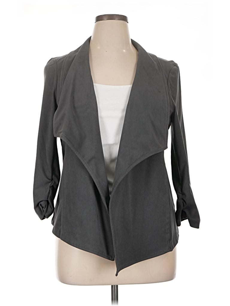Pre-owned Alfani Blazer Jacket In Gray