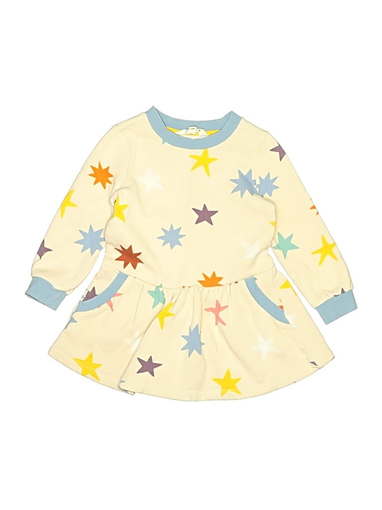 Pre-owned Mini Boden Kids' Dress In Yellow