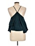 Shore 100% Rayon Teal Sleeveless Blouse Size L - photo 2