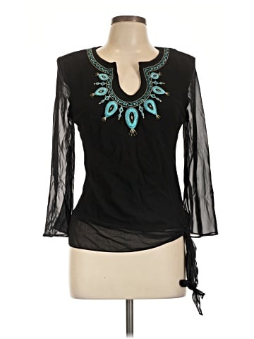 S.L. Fashions 3/4 Sleeve Blouse (view 1)