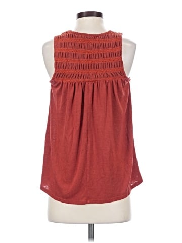 Red Haute Sleeveless Blouse (view 2)