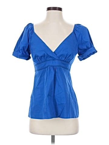 BCBGMAXAZRIA Short Sleeve Blouse (view 1)