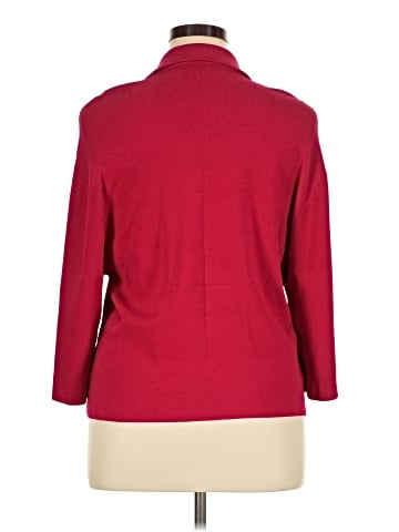 Jones New York Collection 3/4 Sleeve Button-Down Shirt (view 2)
