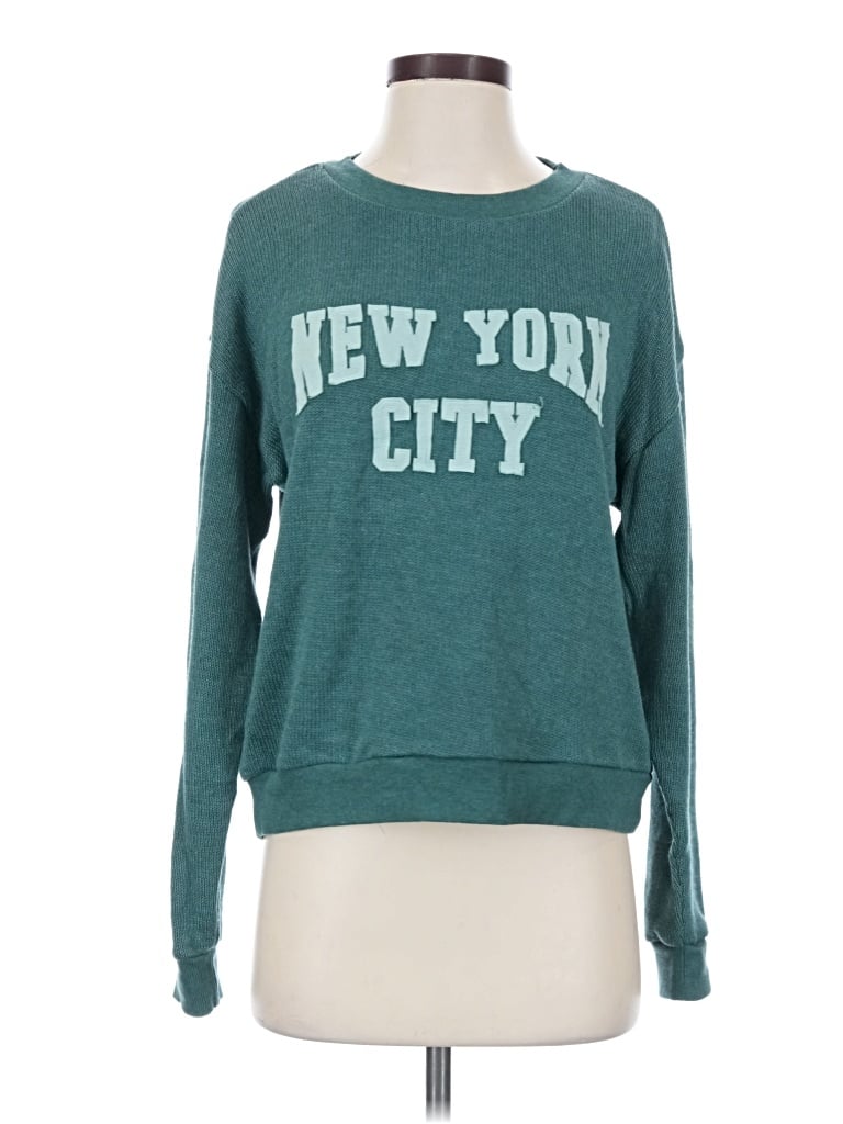 Pre-owned Wildfox Sweatshirt In Teal