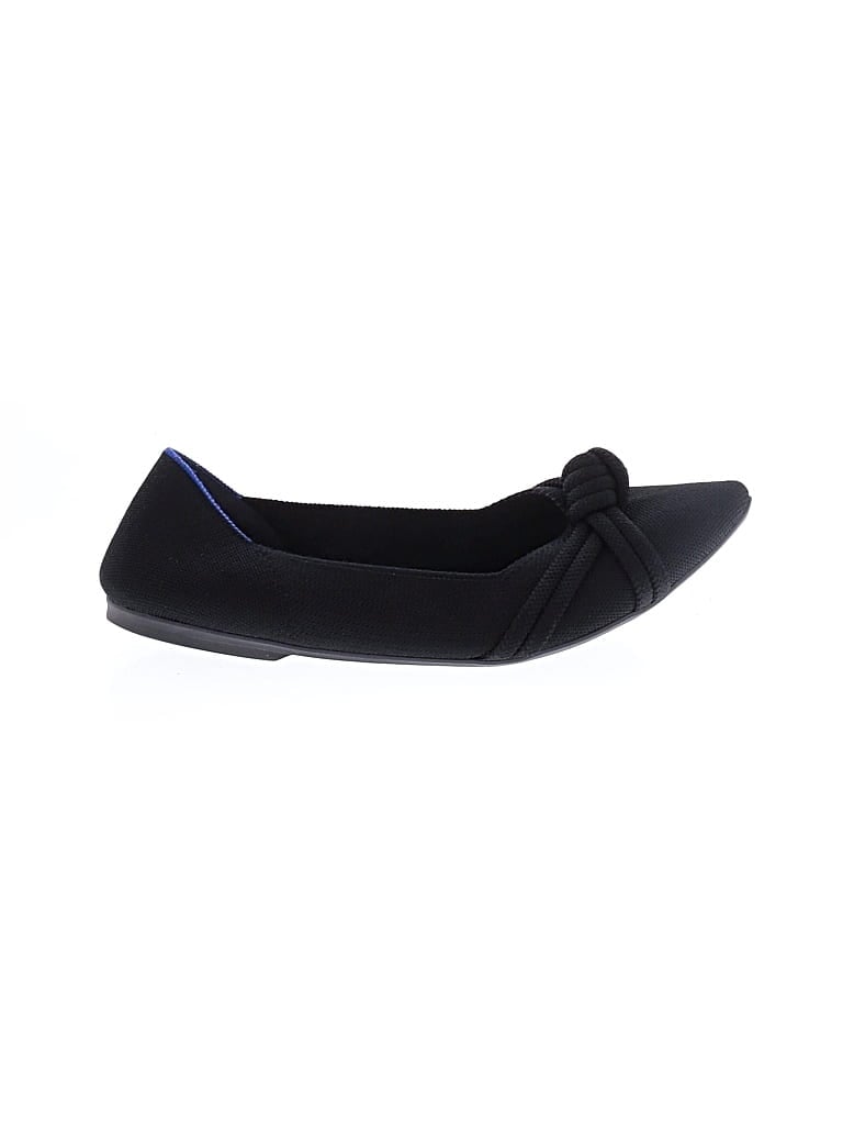 Pre-owned Rothys Flats In Black