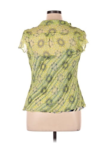 Ideology Short Sleeve Silk Top (view 2)