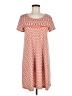 Max Studio Print Orange Casual Dress Size M - photo 1