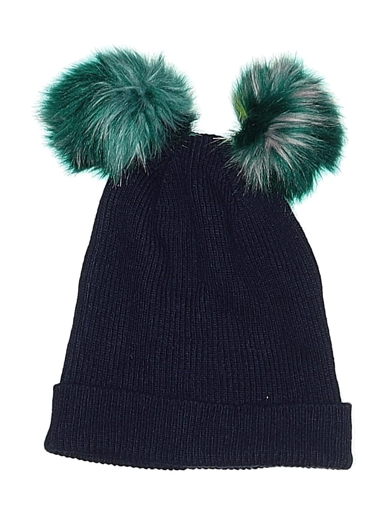Pre-owned Crewcuts Kids' Beanie Hat In Teal
