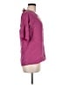 Tibi 100% Silk Pink Short Sleeve Silk Top Size 8 - photo 4