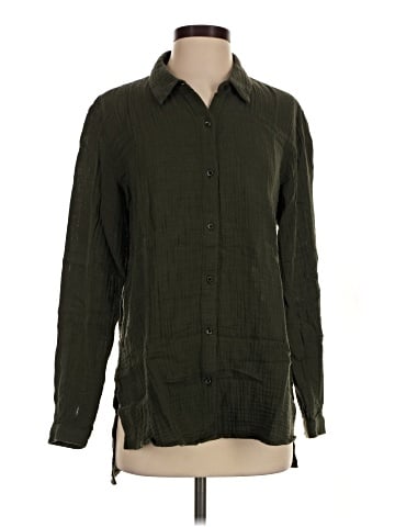Eileen Fisher Long Sleeve Button-Down Shirt (view 1)