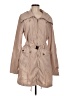 Long Tall Sally 100% Polyester Tan Trenchcoat Size M - photo 1