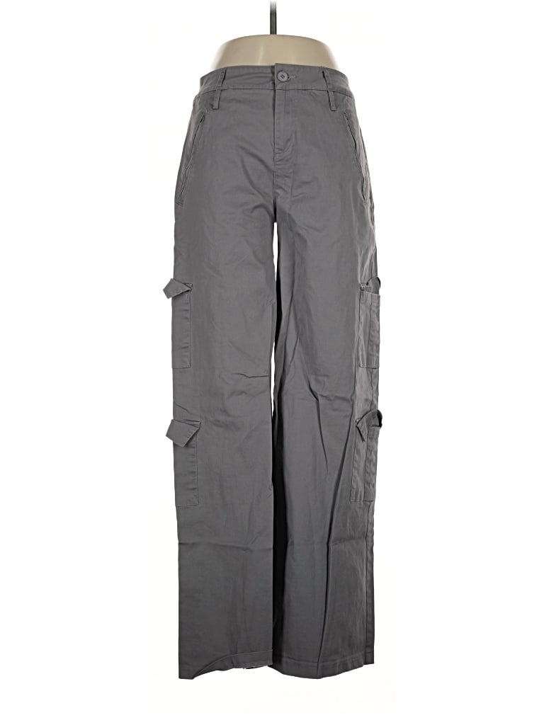 Pre-owned Edikted Cargo Pants In Gray