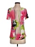 Peter Nygard Pink Short Sleeve Blouse Size S - photo 1