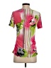 Peter Nygard Pink Short Sleeve Blouse Size S - photo 2