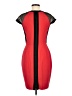 Cache Color Block Red Cocktail Dress Size 6 - photo 2