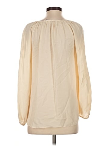 Diane von Furstenberg Long Sleeve Silk Top (view 2)