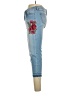 a.n.a. A New Approach Floral Blue Jeans Size 10 - photo 5