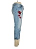 a.n.a. A New Approach Floral Blue Jeans Size 10 - photo 4