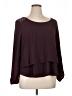 Atmosphere 100% Polyester Burgundy Long Sleeve Blouse Size 14 - photo 1