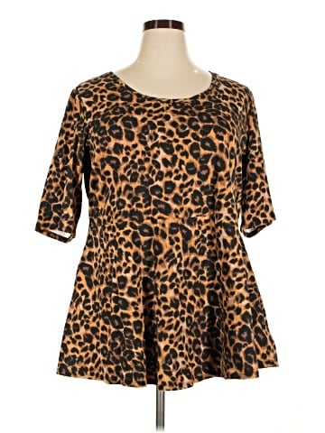 Jessica London Short Sleeve Blouse (view 1)