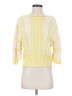 Moth 100% Cotton Stripes Yellow Pullover Sweater Size S - photo 1