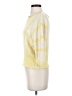Moth 100% Cotton Stripes Yellow Pullover Sweater Size S - photo 5