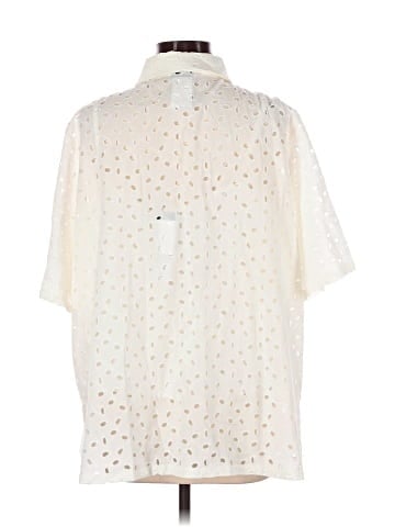 Voyage by Marina Rinaldi Short Sleeve Blouse (view 2)