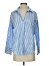 Zara Stripes Blue 3/4 Sleeve Blouse Size S - photo 1