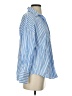 Zara Stripes Blue 3/4 Sleeve Blouse Size S - photo 4