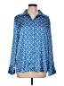Hester & Orchard 100% Polyester Blue Long Sleeve Blouse Size L - photo 1