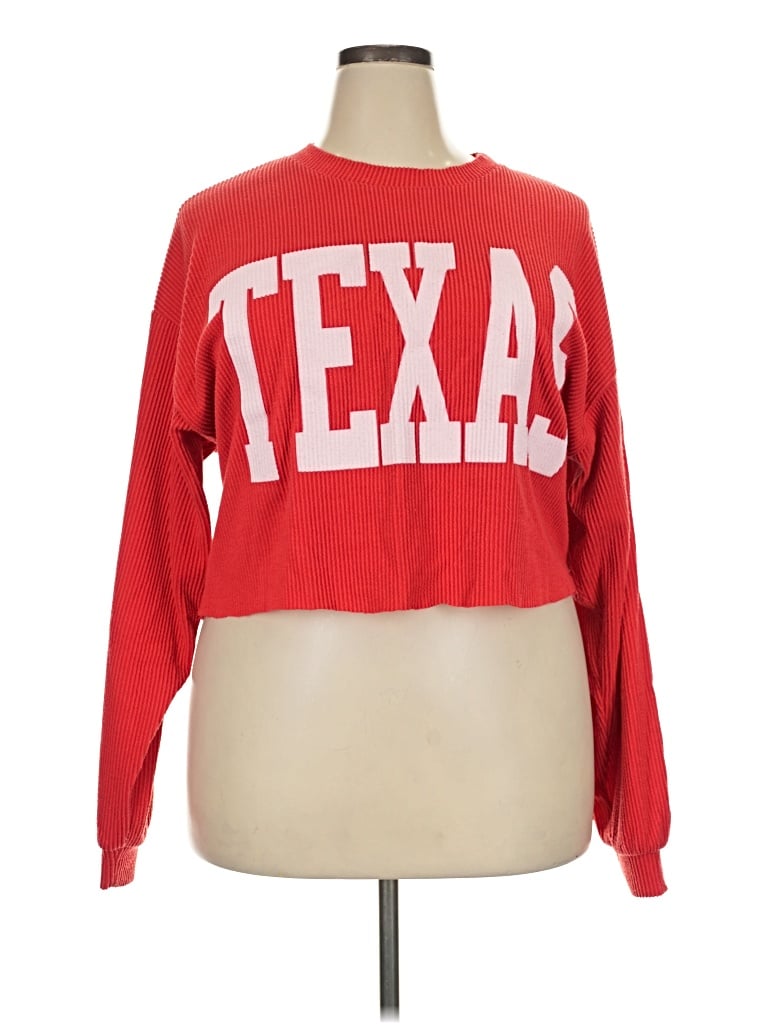Pre-owned Bucketlist Long Sleeve T-shirt In Red