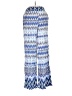 ShoSho 100% Rayon Print Blue Casual Pants Size S (estimated) - photo 1