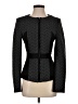 Byblos Chevron-herringbone Black Jacket Size 4 - photo 1