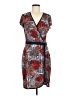 Laundry by Design Print Red Cocktail Dress Size M - photo 1