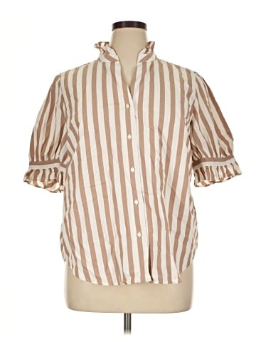 Ann Taylor 3/4 Sleeve Button-Down Shirt (view 1)