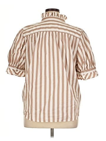 Ann Taylor 3/4 Sleeve Button-Down Shirt (view 2)