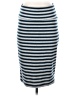 Lularoe Stripes Blue Casual Skirt Size S - photo 1