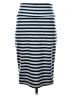 Lularoe Stripes Blue Casual Skirt Size S - photo 2