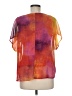 One World Orange Short Sleeve Blouse Size M - photo 2