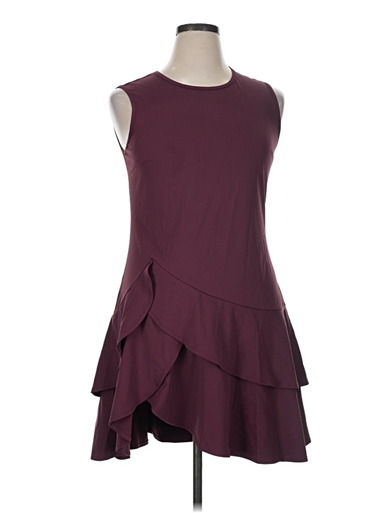 Pre-owned Halara Cocktail Dress In Burgundy