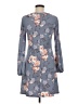 SO Floral Gray Casual Dress Size M - photo 2