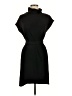 Zara Basic Solid Black Casual Dress Size M - photo 1