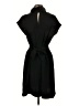 Zara Basic Solid Black Casual Dress Size M - photo 2