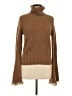 Shyanne 100% Polyester Brown Turtleneck Sweater Size M - photo 1