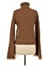 Shyanne 100% Polyester Brown Turtleneck Sweater Size M - photo 2