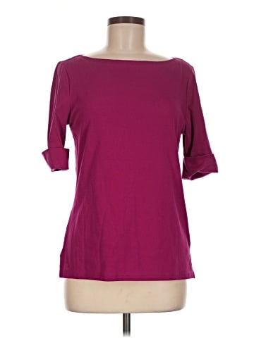 Lauren by Ralph Lauren 3/4 Sleeve T-Shirt (view 1)