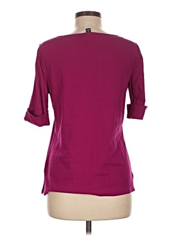 Lauren by Ralph Lauren 3/4 Sleeve T-Shirt (view 2)