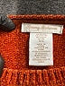 Tommy Bahama 100% Polyester Tweed Orange Pullover Sweater Size S (kids) - photo 3
