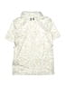 Under Armour 100% Polyester Ivory Short Sleeve Button-Down Shirt Size 7 - photo 2