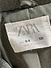 Zara 100% Polyester Chevron-herringbone Gray Blazer Size 8 - 9 - photo 3